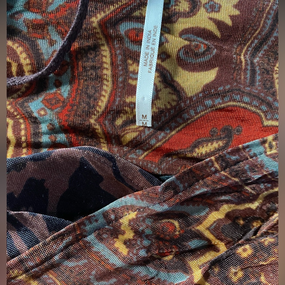 FREE PEOPLE HAILEY TOP TIE CROP TOP ORIGINAL COMBO BOHO FP CROP TOP - Picture 14 of 16